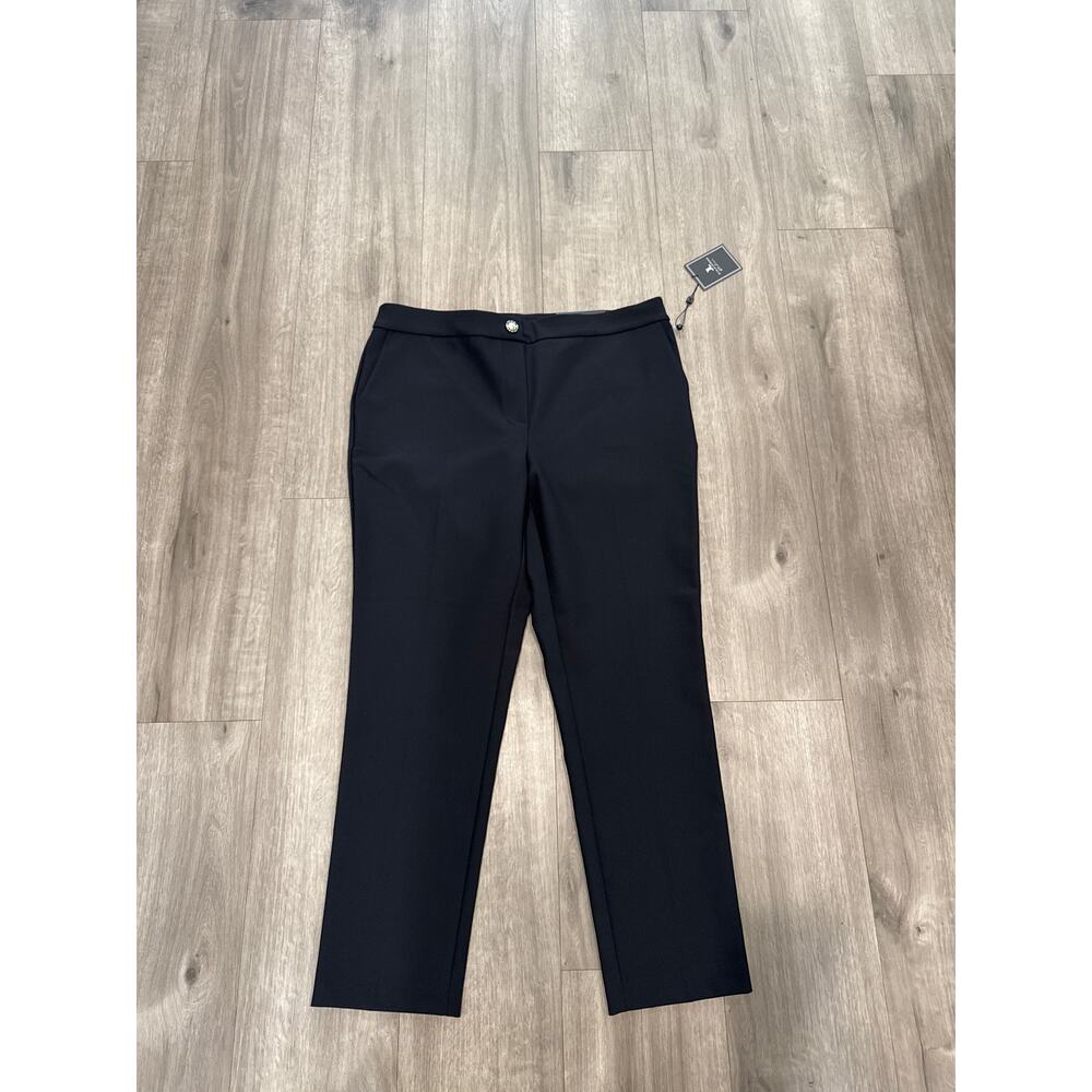 Jules & Leopold Atelier Pull on Black Dress Pants Women's Size Large